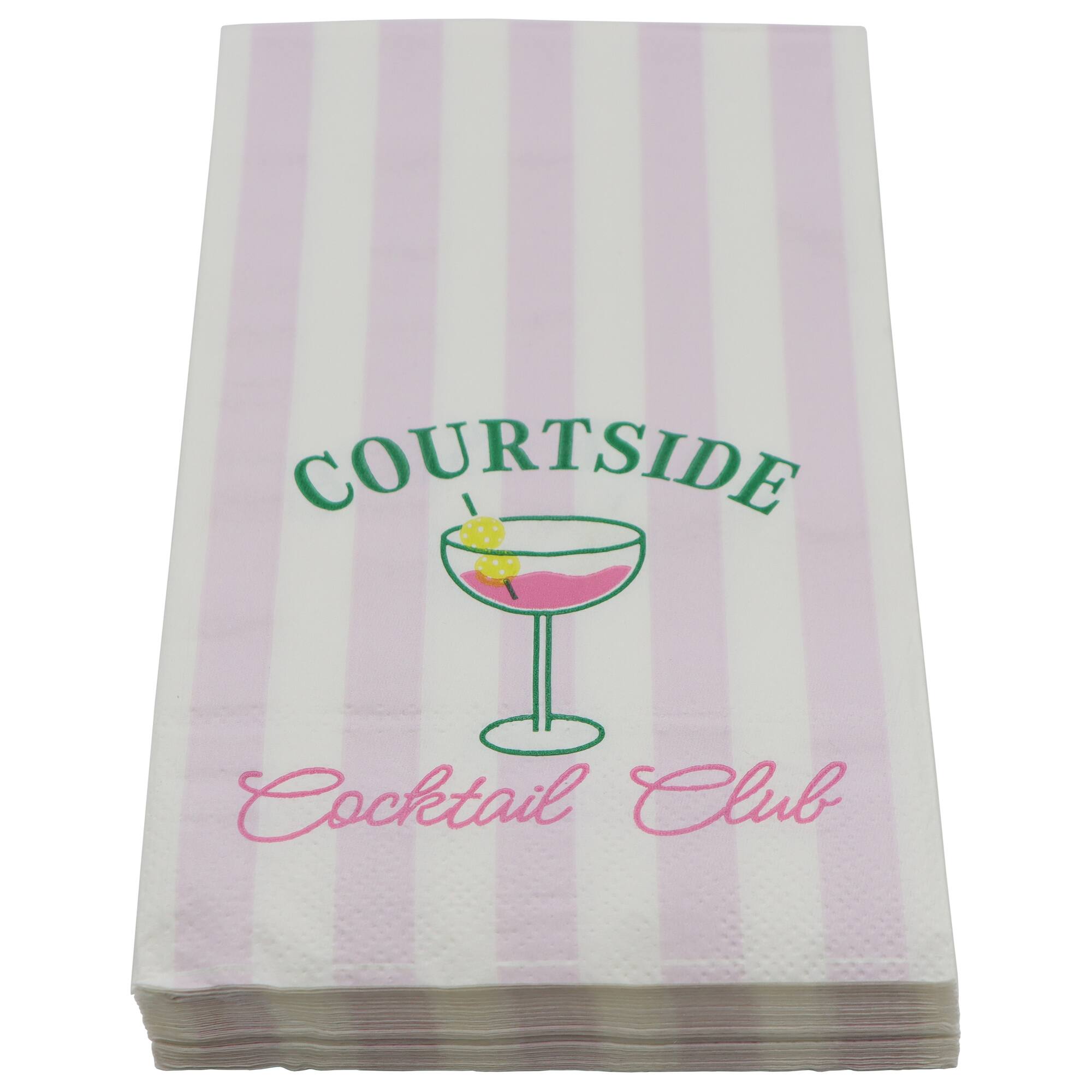Cocktail Court Club Stripes Paper Guest Napkins, 20ct. by Celebrate It™